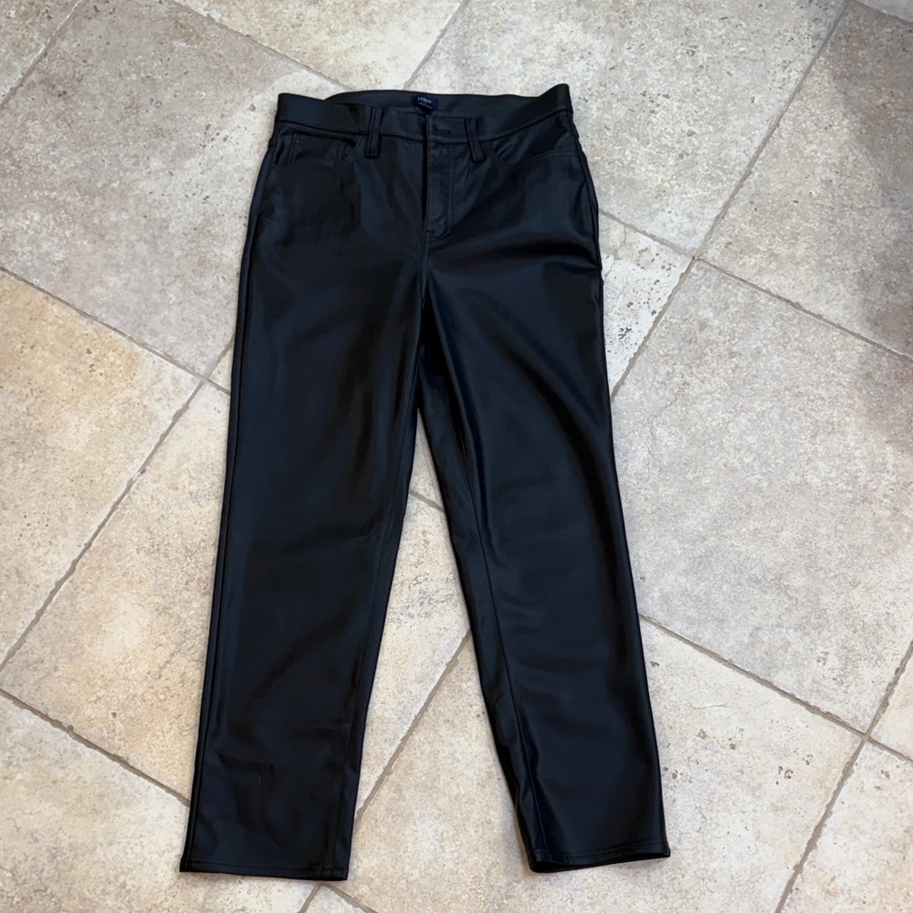 J. Crew leather pants